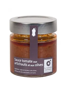 Sauce tomate aux artichauts et aux olives - 200g