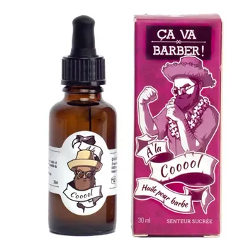 Huile pour barbe végan "A la cool" 30ml bio fait en France