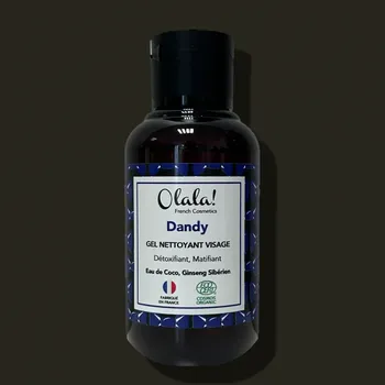 Gel nettoyant pour hommes, Dandy, Olala Comsetics