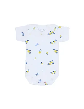 Body "Pep's" à manches courtes 100% coton bio oeko tex