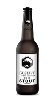 Bière "Gustave Stout" aux saveurs torréfiées de chocolat et caféo 