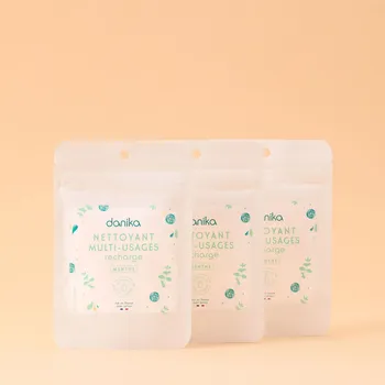 3 recharges nettoyant multi-usage naturel bio faites en France