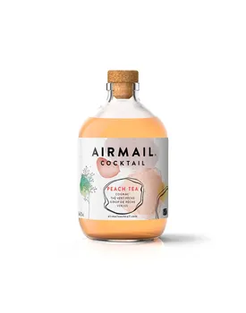 Cocktail Cognac "Peach Tea" , Airmail Cocktail