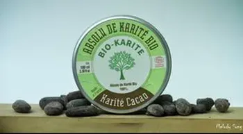 Crème hydratante bio au cacao corps peaux sèches fait en France