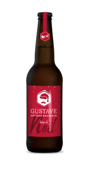 Bière Ale ambrée bio "Gustave Noël" à la mousse généreuse de 33cl