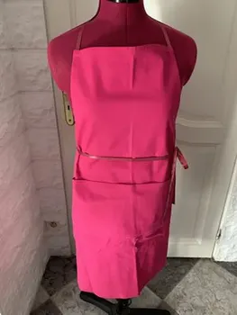 Tablier adulte rose fuchsia fabriqué en France