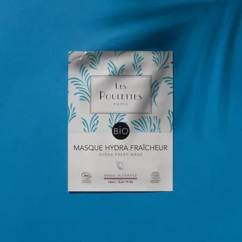 Masque bio peaux déshydratées "Hydra Fraîcheur" fait en France