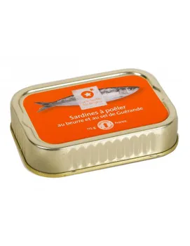 Sardines au beurre et sel de Guérande - 115g