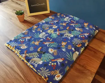 Couverture bébé mixte en coton bio fabriquée en France