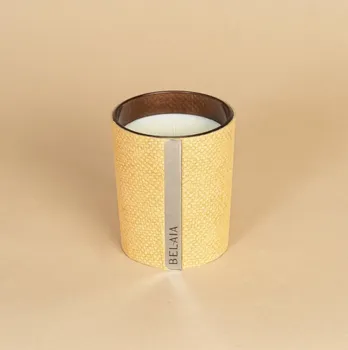 Fourreau réversible Bougie Sisal, pour bougie Belaia 70h