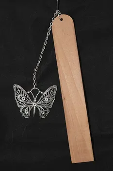 Marque page bio motif papillon fabriquée en France 16cm