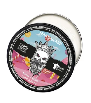 Baume naturel à barbe nourrissant et parfumé à la canne à sucre