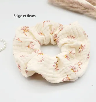 Chouchou à motifs fabriqué en France en coton Oeko tex