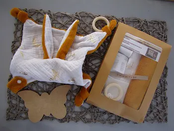 Kit de couture prêt à coudre doudou plat lange pour votre bébé