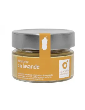 Moutarde naturelle et artisanale à la lavande provençale 100g