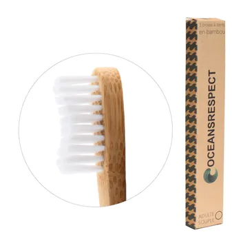 Brosse à dents en bambou bio spéciale adulte fabriquée en France