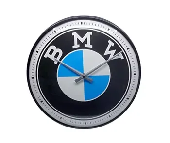 Horloge vintage en métal BMW Logo