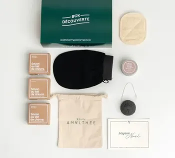 3 savons lait de chèvre  thé, rose et beurre de karité "Petite Box"