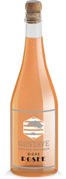 Bière apértive "Gustave rosée" aux notes florales peu amère