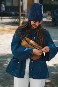 Bonnet en laine recyclée , Bleu capri, Juneau