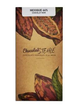 Tablette de chocolat noir 66% origine "Mexique" faite-main en France