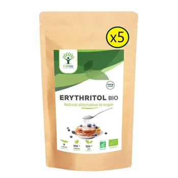 Erythritol bio Edulcorant naturel, zéro sucre en poudre 2,5kg