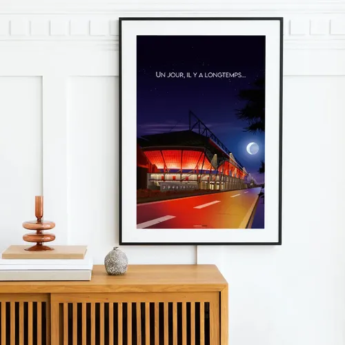 Affiche Stade Rennais "Un jour il y a longtemps" A3 (30 x 40cm)