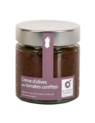 Crème d'olives aux tomates confites - 180g