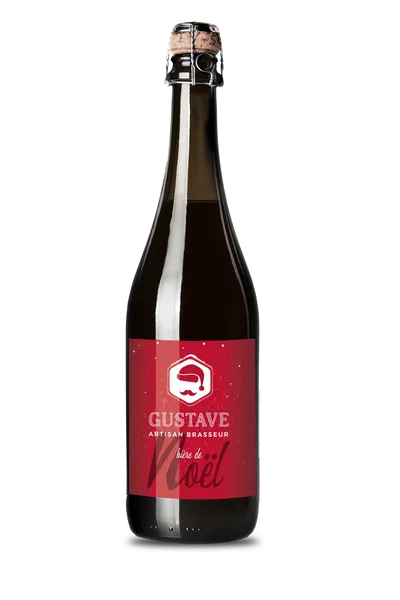 Bière Ale ambrée bio "Gustave Noël" à la mousse généreuse de 75cl