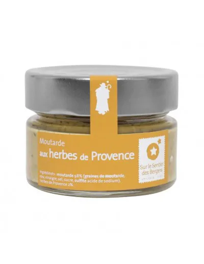 Moutarde aux Herbes de Provence - 100g | Epicerie Fine