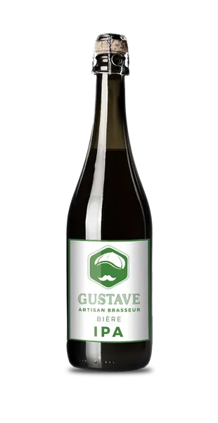 Bière cuivrée à la pétillance fruitée bio "Gustave Ipa" de 75cl
