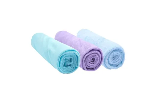 Kit de 3 housses matelas à langer 50x70 / 50x75 Éponge Coton
