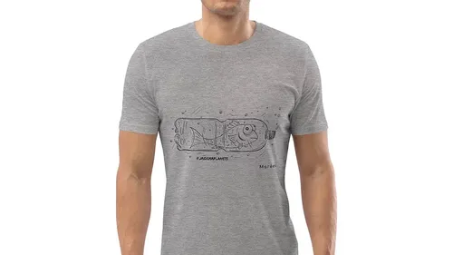 Tee-shirt homme "Fishelp" en coton bio fabriqué en Europe