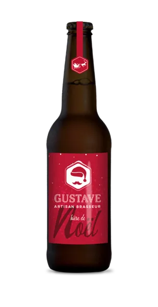 Bière Ale ambrée bio "Gustave Noël" à la mousse généreuse de 33cl