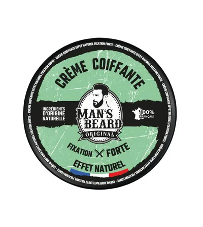 Crème naturelle cheveux homme fixation forte made in France 90ml