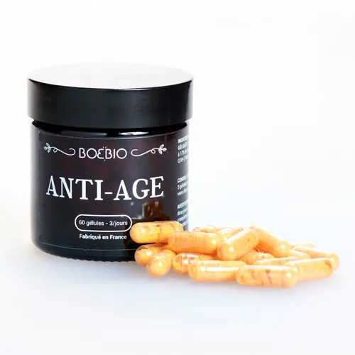 BoeBio - Antiâge, 60 gélules : Baies de Goji Bio - Acérola