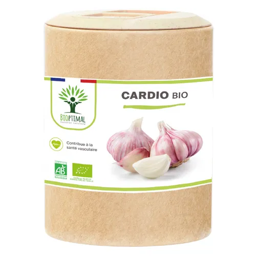 Cardio bio 200 gélules - ail - aubépine - olivier - reine des prés