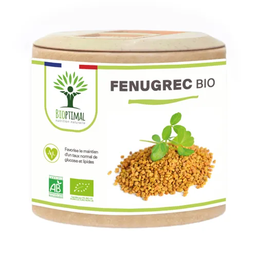 Fenugrec bio 60 gélules - appétit - lactation - glycémie - cholestérol