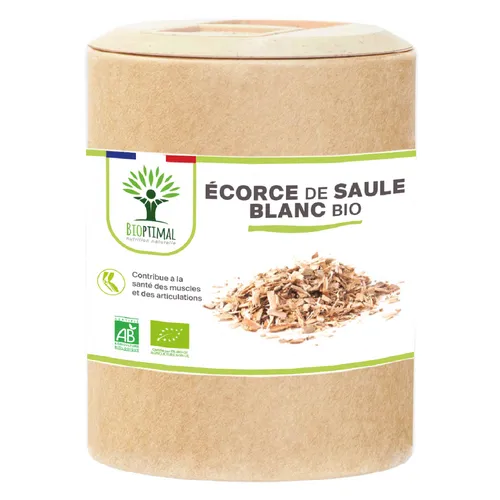 Écorce de saule bio 200 gélules - tonification - sommeil - relaxation