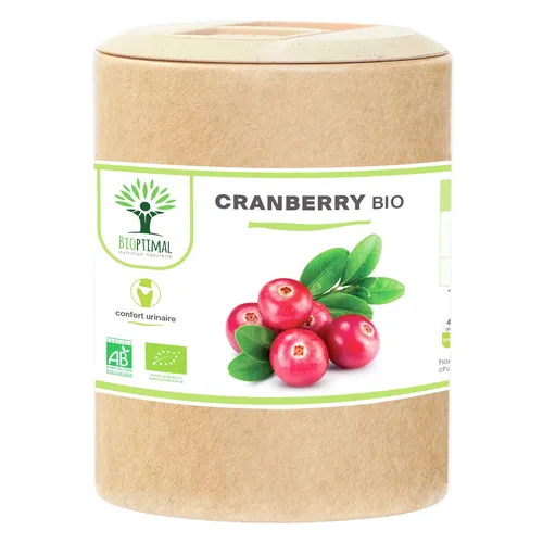 Complément alimentaire bio cranberry "infection urinaire" 200 gélules