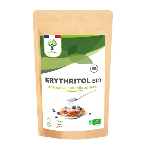 Erythritol Bio en poudre - Zéro Sucre - Zéro Calorie - 1 kg