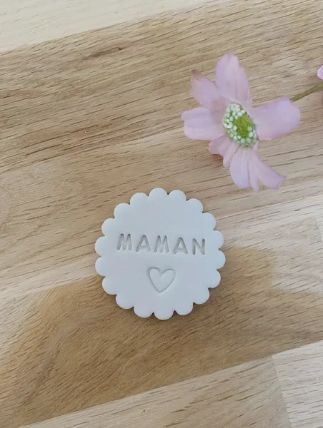Magnet remerciement " Maman" suspension made in France