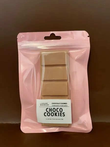 Fondant bougie vegan et artisanal parfumé choco cookies