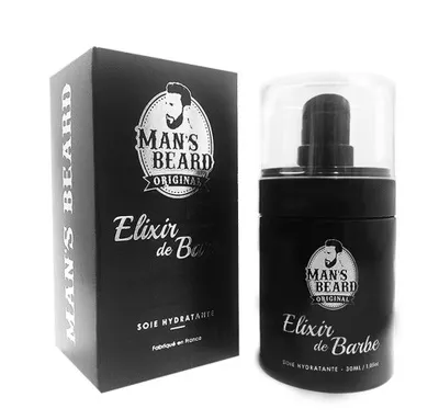 Elixir de barbe brillance et éclat fabriqué en France 30 ml