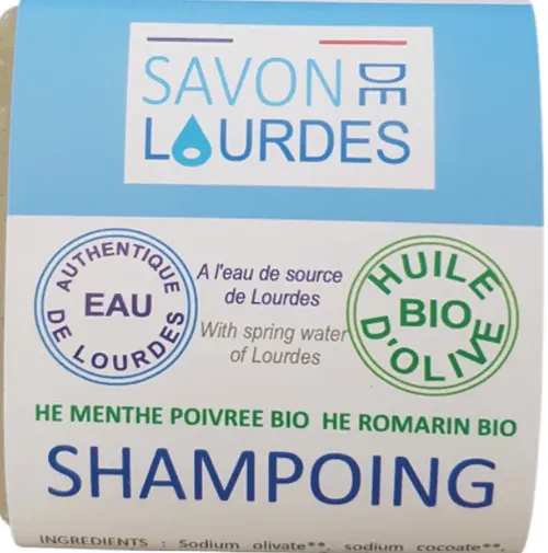 Le shampoing solide 100% naturel, 100GR Creme de Lourdes