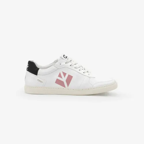 Sneakers femme noir et rose Topsy en matériaux recyclés certifiés
