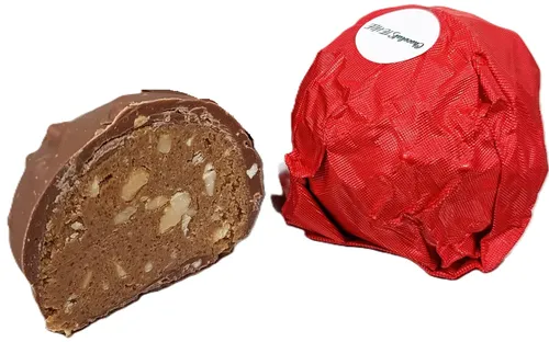 Rocher de chocolat au lait praliné cacahuètes 50g