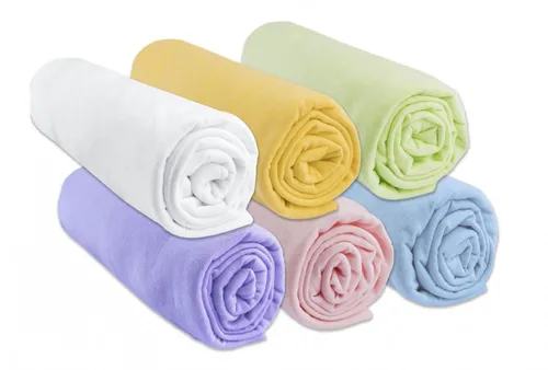 Lot de 6 draps housse (40x80 cm, 40x90 cm) Bébé Mixte en coton