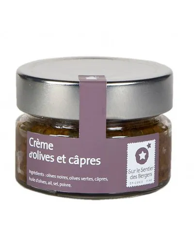 Crème d'olives et câpres - 90g | Epicerie Fine