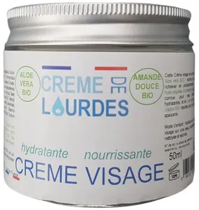 Crème Visage nourrissante hydratante 50ml, Crème de Lourdes